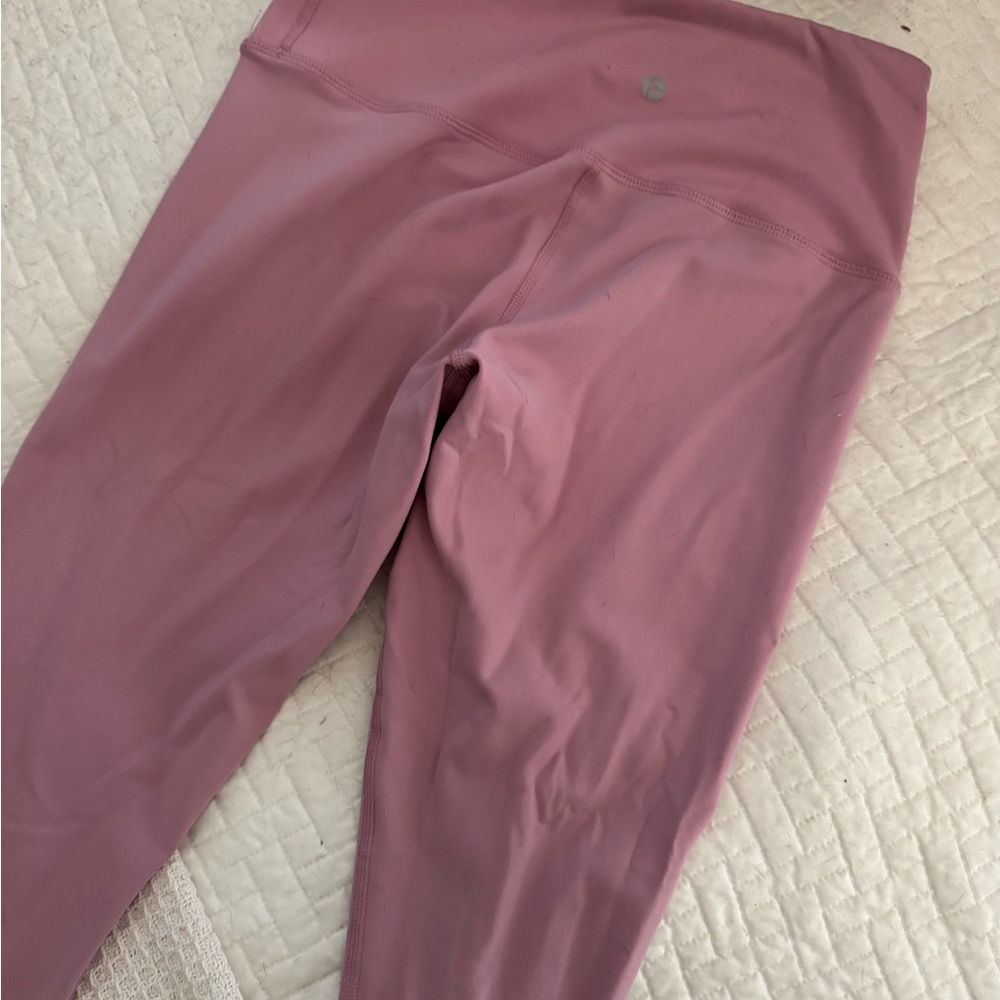 90 Degree by reflex Pink High-Waisted Leggings
